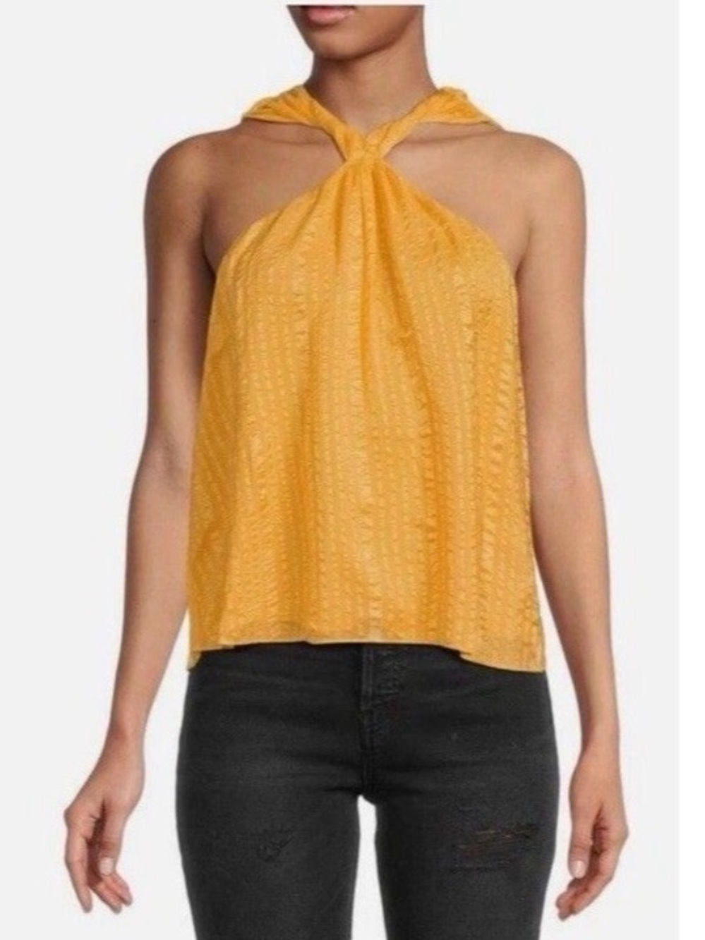 FRAME draped halter top XS *NWT*